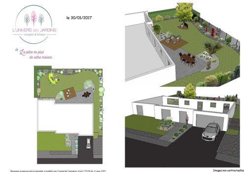 Plan de jardin