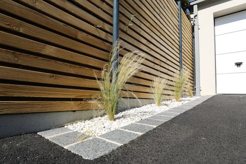 Clôture bois pleine