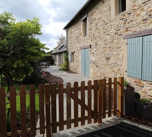 Clôture en bois