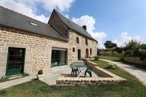 Terrasse en pierre naturelle