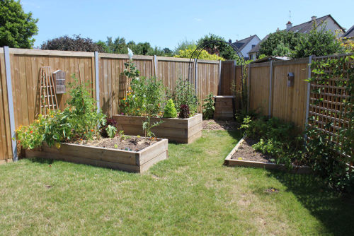 Bac potager en bois