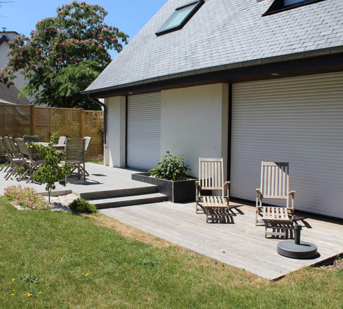 Terrasse en béton