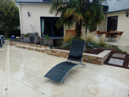 Terrasse en grès cérame