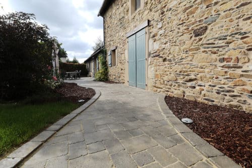 Allée pavé béton