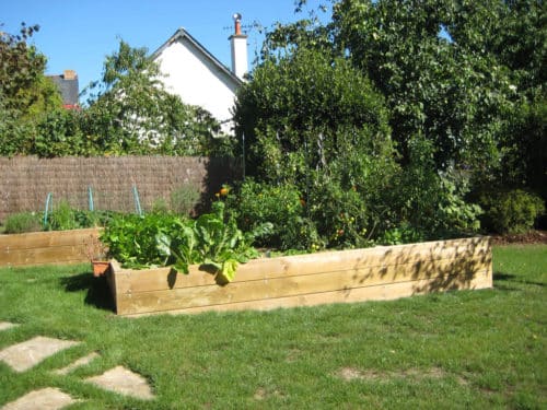 Bac potager en bois