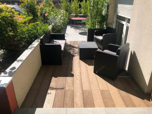Balcon aménagé