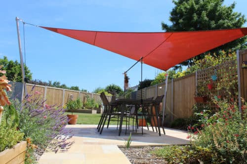 Voile d'ombrage terrasse