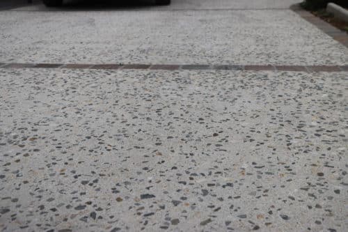 Cour en Béton érodé