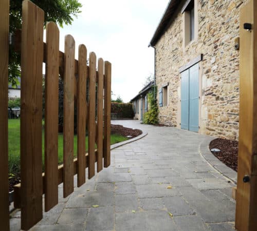 Portail en bois