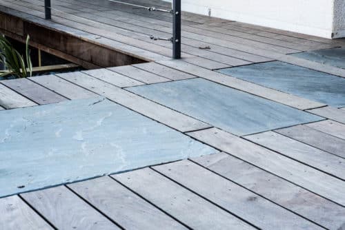 Terrasse en bois exotique
