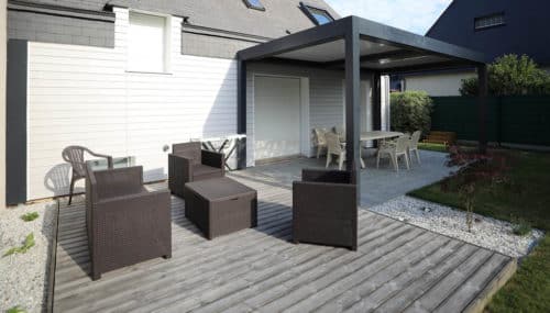 Terrasse en thermopin