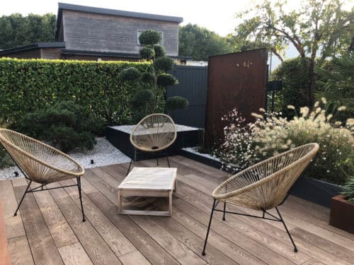 Terrasse en composite minérale