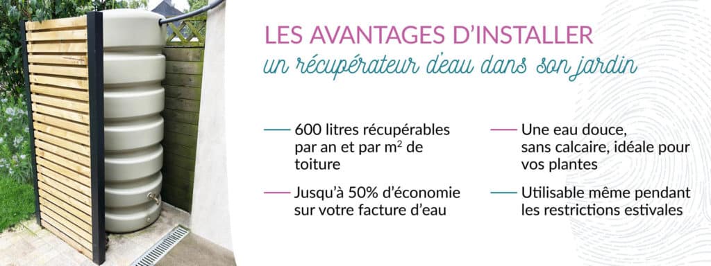 avantages d’installer un réservoir d’eau dans son jardin