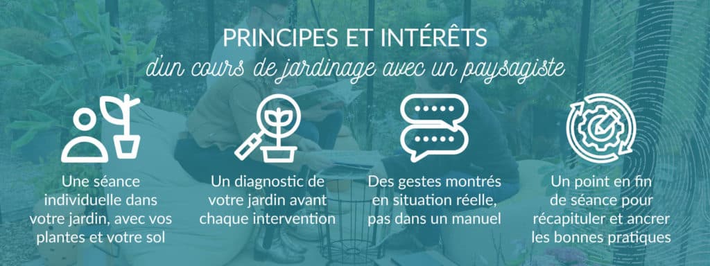 principes et intérêts cours de jardinage avec paysagiste